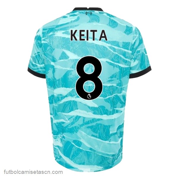 Camiseta Liverpool NO.8 Keita 2ª 2020/21 Azul